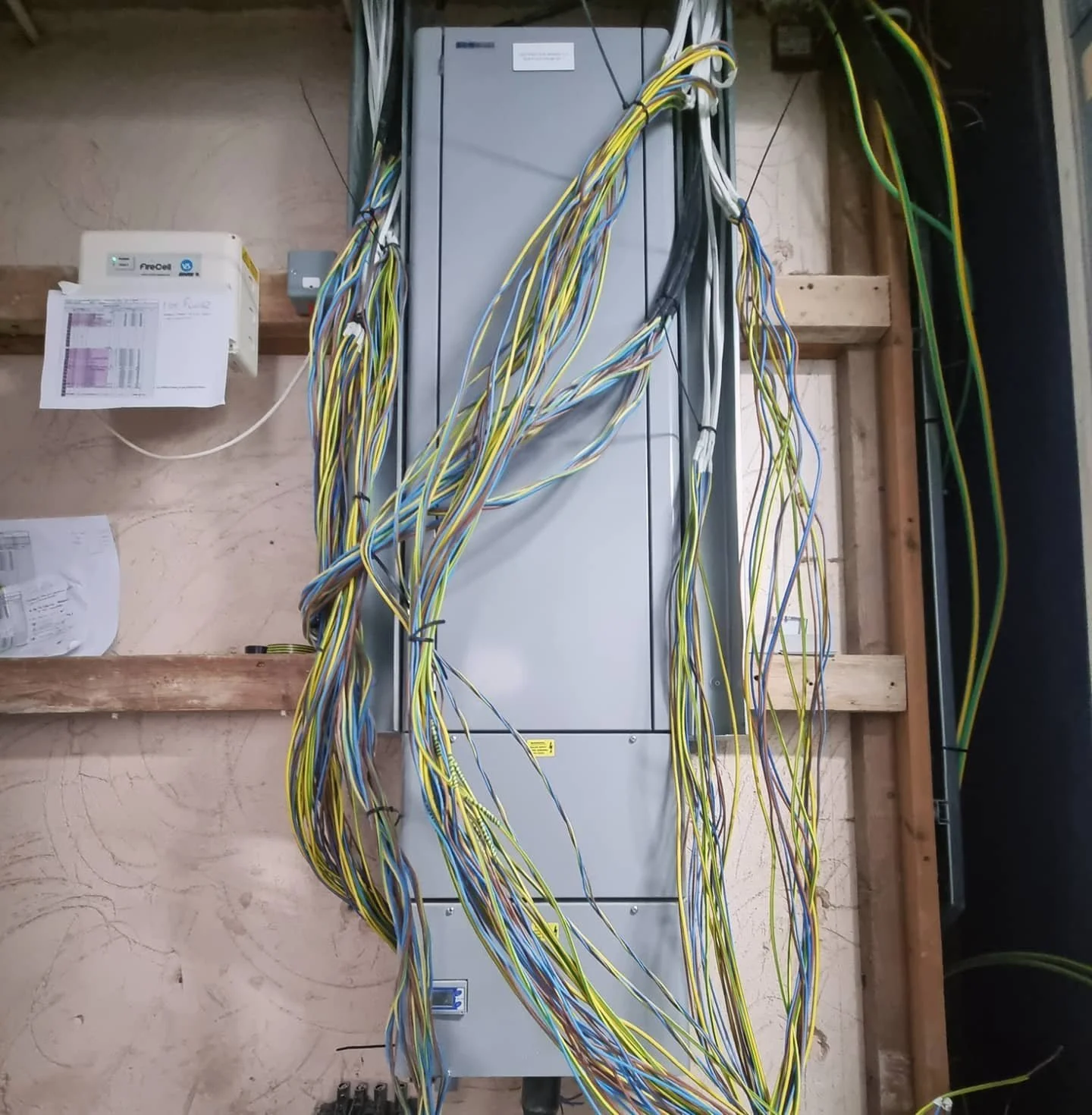 Board stripped and ready for shutdown.